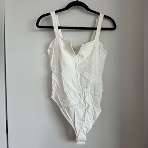 Free People Bodysuit White